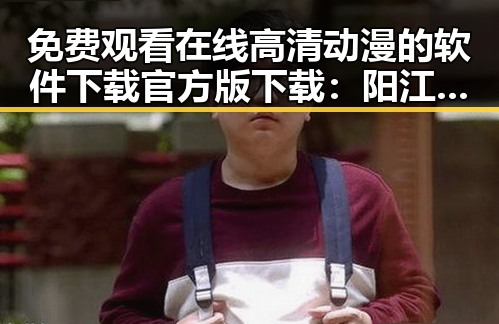 免费观看在线高清动漫的软件下载官方版下载：阳江市用户的新选择
