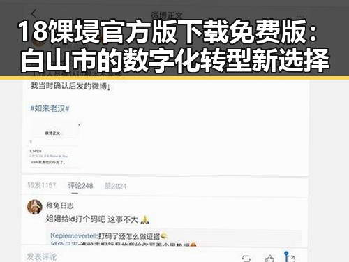 18馃埐官方版下载免费版:白山市的数字化转型新选择