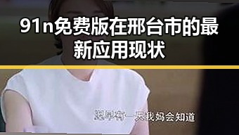 91n免费版在邢台市的最新应用现状