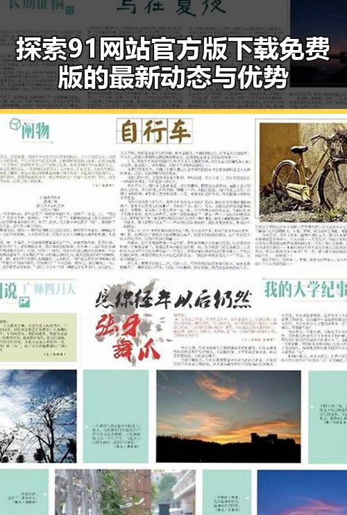 探索91网站官方版下载免费版的最新动态与优势