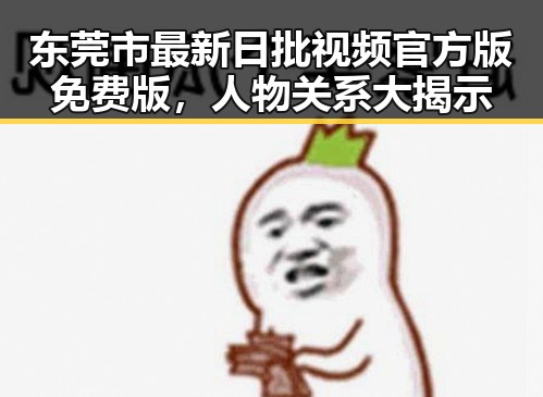 东莞市最新日批视频官方版免费版，人物关系大揭示