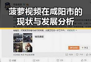 菠萝视频在咸阳市的现状与发展分析