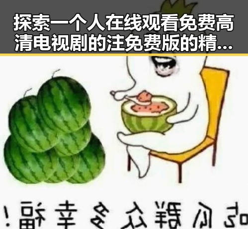 探索一个人在线观看免费高清电视剧的注免费版的精彩世界