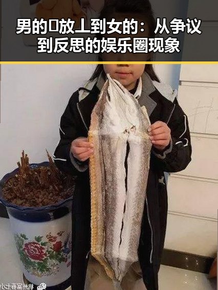 男的🈚放丄到女的：从争议到反思的娱乐圈现象