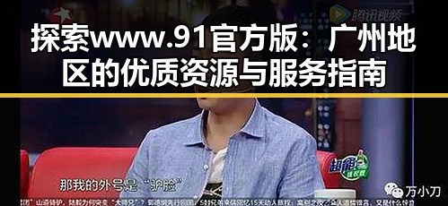 探索www.91官方版：广州地区的优质资源与服务指南