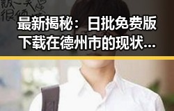 最新揭秘:日批免费版下载在德州市的现状与应用