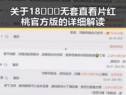 关于18❌❌❌无套直看片红桃官方版的详细解读